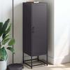 VidaXL Highboard Black 36x39x123 Cm Steel, Sideboard, Cupboard, Side Cabinet, Cabinet, Storage Cabinet, High Cabinet, 846524