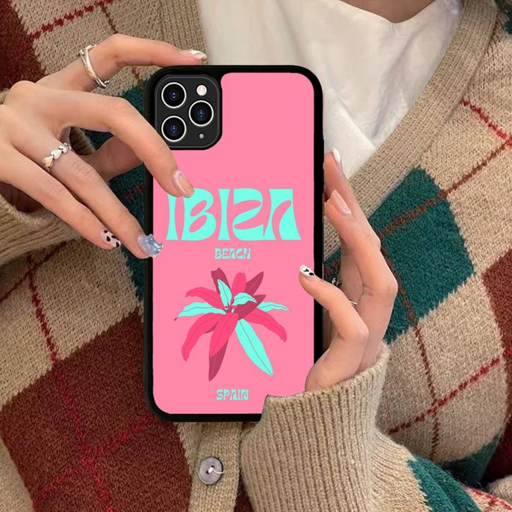 

Чехол для телефона Bali Ibiza Capri Bondi Palm для iPhone 11 12 13 14 15 Pro Max 17 16 Plus Жесткий задний чехол из PC+TPU iPhone 14 pro