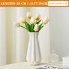 3PCS Artificial Tulip Bouquet Real Touch Long Stem Flowers for Wedding Garden Decor Home Vase Centerpiece Mother's Day Gift