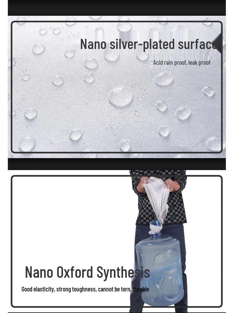 All-Season Oxford Car Cover: Sun, Rain, Snow Protection, Thickened for Warmth, Anti-freeze, Universal Fit