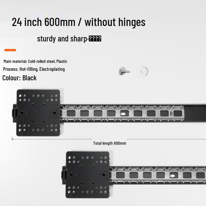 Dobradiça de Trilho Deslizante para Gabinete de Ar Condicionado de Teto com Porta Basculante