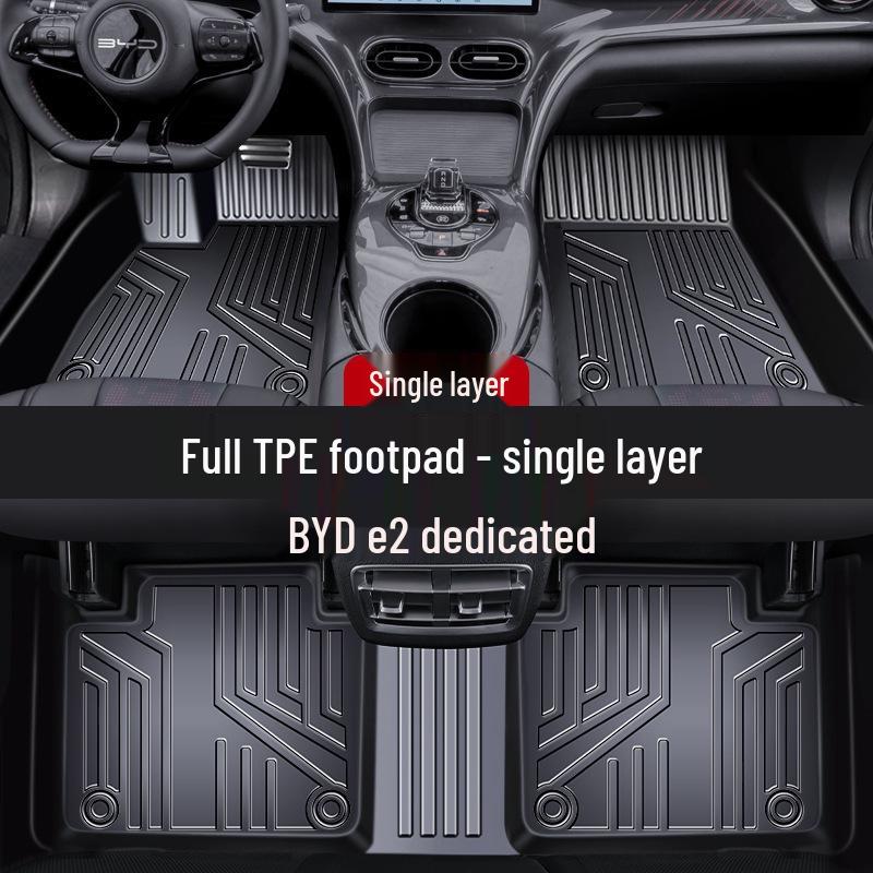 BYD e2 Luxury TPE Floor Mat - Full Coverage for Single Driver's Seat (24 Model)