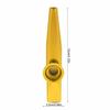 Aluminum Kazoo for Music Lovers, Humming and Solo Playing, Perfect for Bands and Party Accompaniment (Gold)