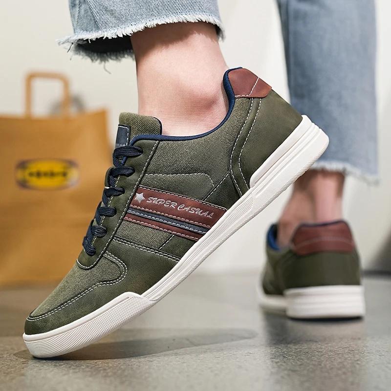 Fashion SYTK Men's Sneakers Low Top Comfortable Casual Shoes Breathable Denim Walking Shoe