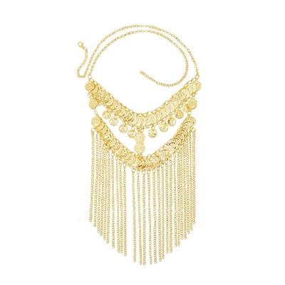 Gold Coin Veils Headpiece Indian Dance Belly Dance Costume Coins Face Chains Belly Dance Jewelry Accessories Gifts