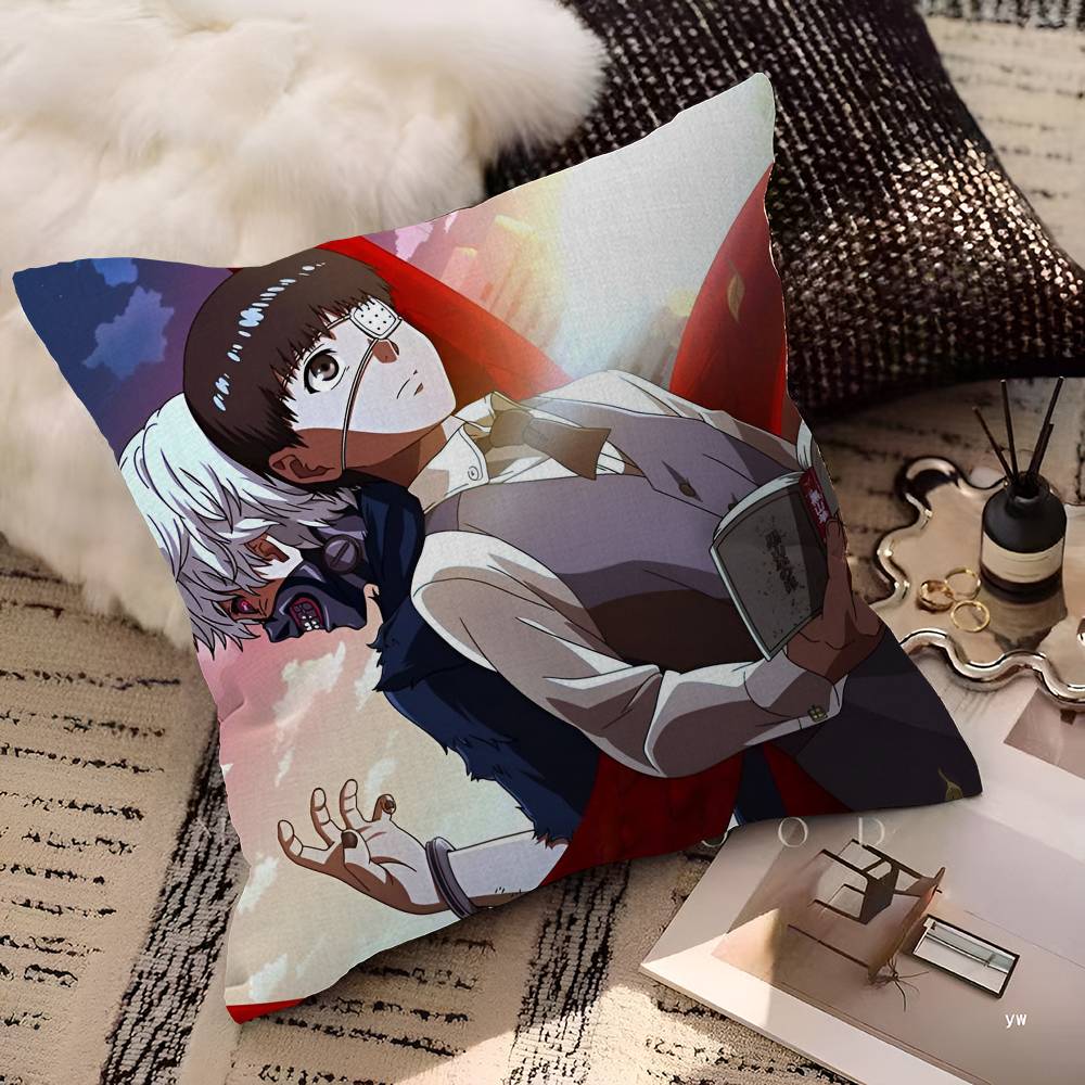 Manga T-Tokyo Ghoul Personalisiertes Bild Text Heimdeko Kissen Haushaltsgeschenke 45x45cm