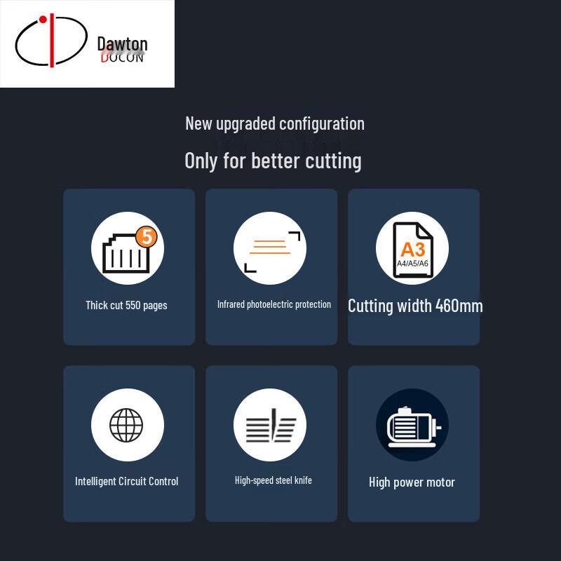 DOCON DC-8546K A3 Electric Numerical Control Paper Cutter