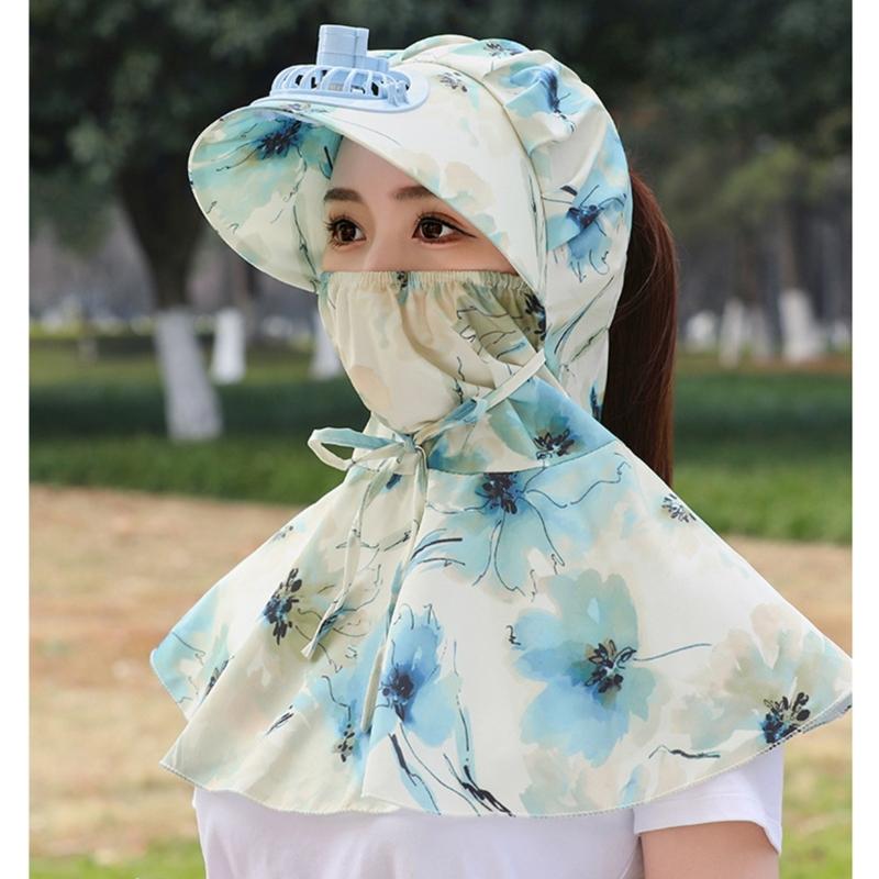 Sunshades Sun Hat with Fan for Girls Women Camping Hat Casual for Sports Gym Mountain Camping Hat Outdoor Activity