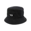 Y-3 Brand Logo Cotton Recycled Polyester Fisherman Hat Men Hats Black IX7000