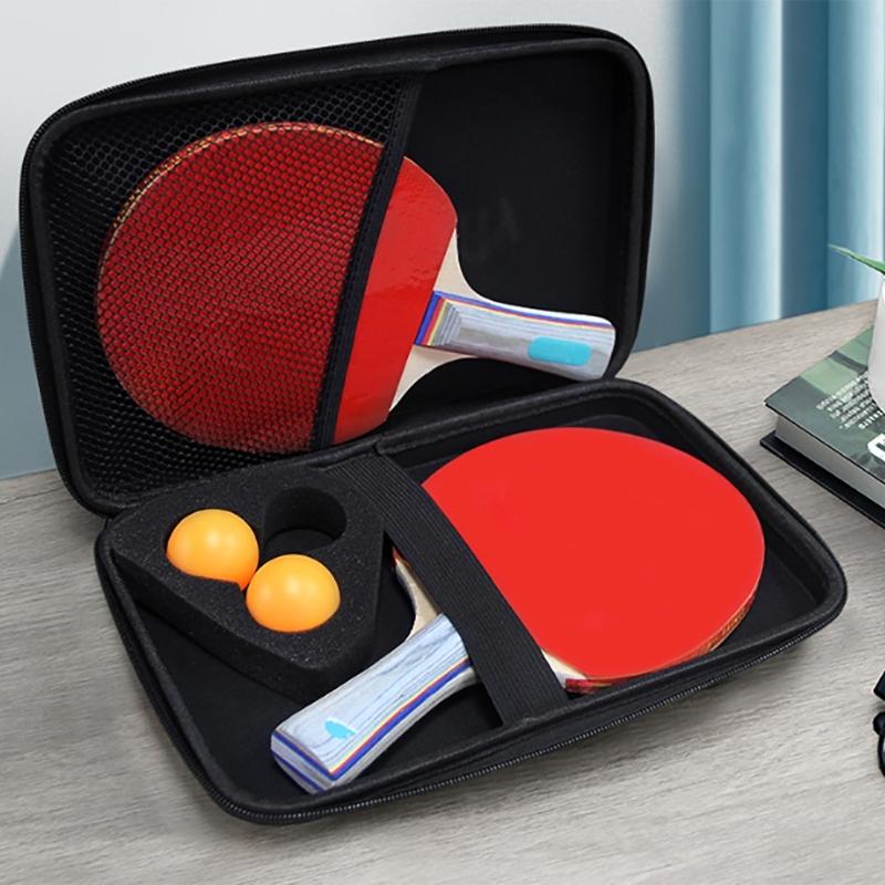 Pingpong Paddle Bag Waterproof Case Portable Hard Table Tennis Racket Bag