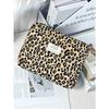 Modische Leopardenmuster Make-up-Organizer-Tasche, Große Kapazität Tragbare Reise-Kulturbeutel, Kosmetiktasche Reise-Kulturbeutel-Organizer