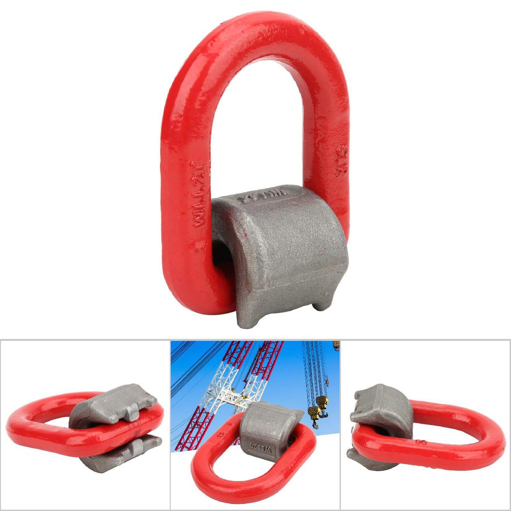 G80 Alloy Steel Forged D Ring Shackle HighStrength Lifting Ring Shackles(2t )