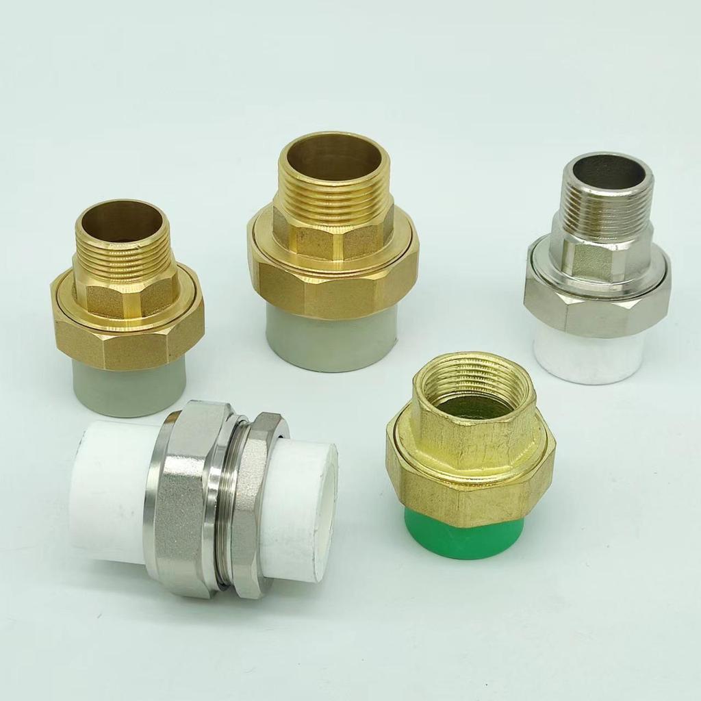 PPR Měď Železo Šroubení, Vnitřní & Vnější Závit, 20-110mm, Oboustranný PPR Železný Konektor