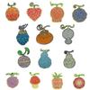 One Piece Devil Fruit Brooch - Ace Flame & Rubber Fruit Badge Jewelry