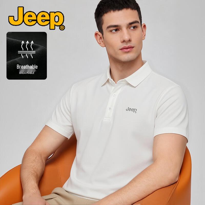JEEP Men s Moisture-Wicking Quick-Dry Polo Shirt 4XL