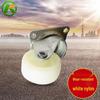 Compact White Nylon Swivel Caster Wheel - 1.2" Light Duty, White PP Wheel for Furniture
