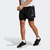 adidas Designed 4 Running 2-in-1 Shorts 'Black White' Men's HN8023