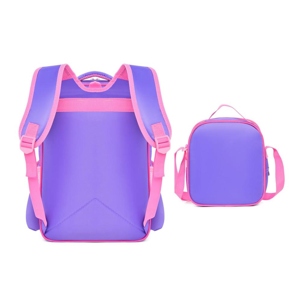 3D Witch Hunter Kpop 3-Piece Set Kids Backpack, Cartoon School Bag with Pencil Case & Lunch Bag