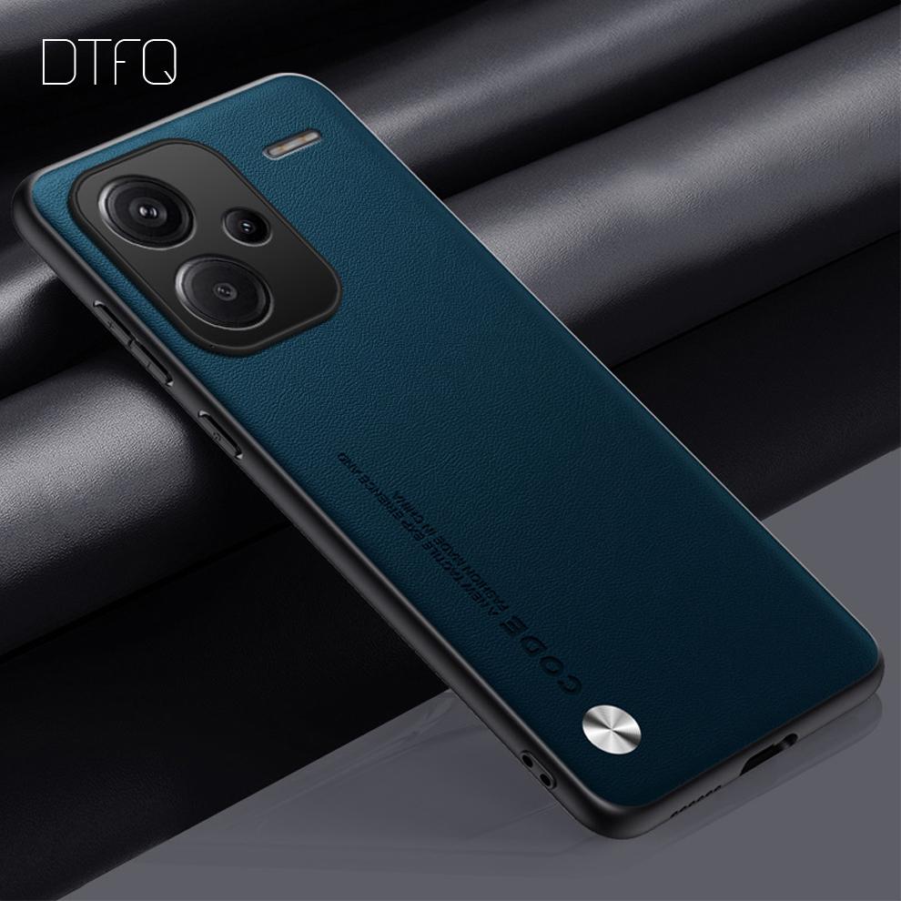 Case for Redmi Note 13 Pro+ 5G Back Cover Coque Funda Leather Pattern Cover Luxury Leather Case for Redmi Note 13 Pro Plus 5G