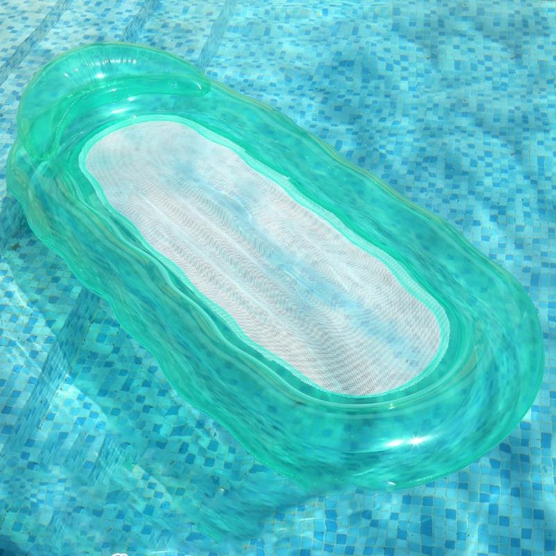 Inflatable Pool Lounger, Pool Float, Water Floating Air Bed Kids Beach Pool Toy