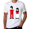 Tthe White Stripes Pixel Tshirt Casual Daily Outfit Tshirt