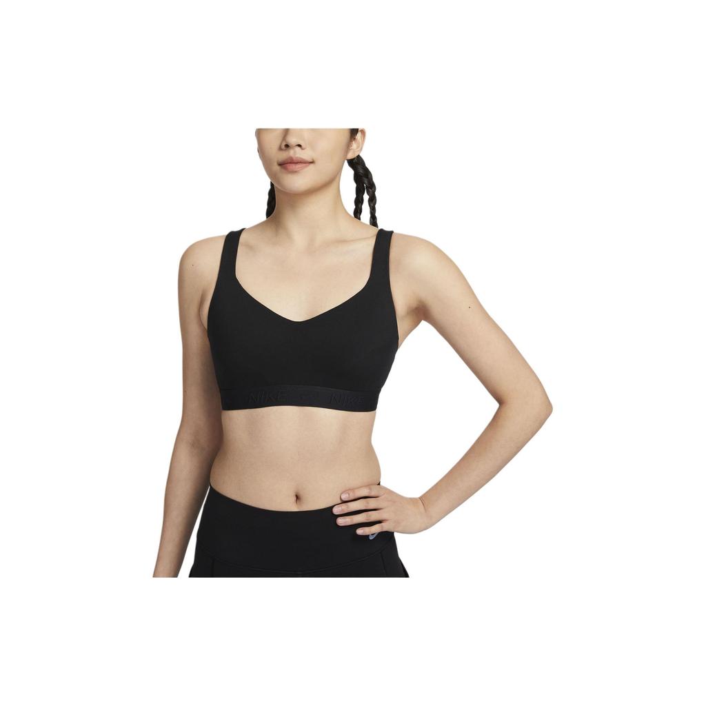 Nike Indy Solid Adjustable Fitness Training Sports Bra Women Underwear Black FD1069-010