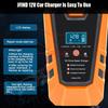 Car Battery Chargers,12V 6A Fully Automatic Battery Chargers Maintainer Trickle Chargers for Car Lead Acid Batteries