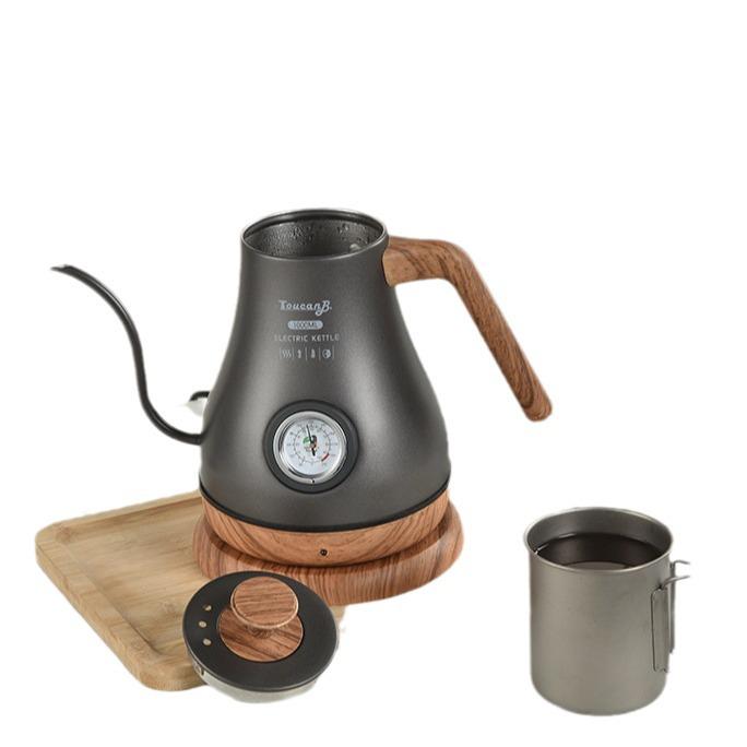 Luxury Gooseneck Electric Pour-Over Coffee Pot with Temperature Control