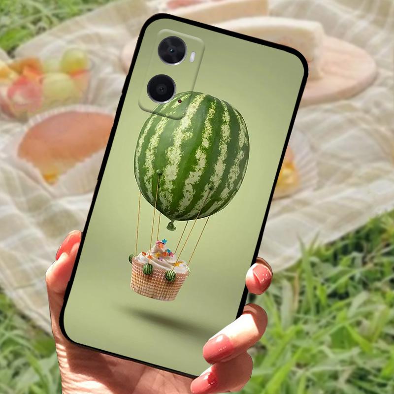 Für OPPO A96 A36 A76 4G Hülle Stoßfest Rückseite TPU Weiche Abdeckung Für OPPO A96 A36 A76 4G Handyhüllen Luxus Schwarz Schutzhüllen