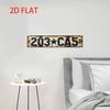 1pcSign Decorative Signs and Plaques Vintage License Plate Design Distressed Wall Art Industrial Style Sign Home Renovation Gift