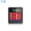 Dual LCD Display Charger with 4 Sets of 1.2V NiMH Rechargeable Batteries