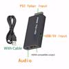 HDMI Zu PS2 Kompatibler Konverter Adapter Audio Und Video Mit 3,5mm Audiokabel Unterstützt PC Alle PS2 480i 480p 576i Anzeigemodi