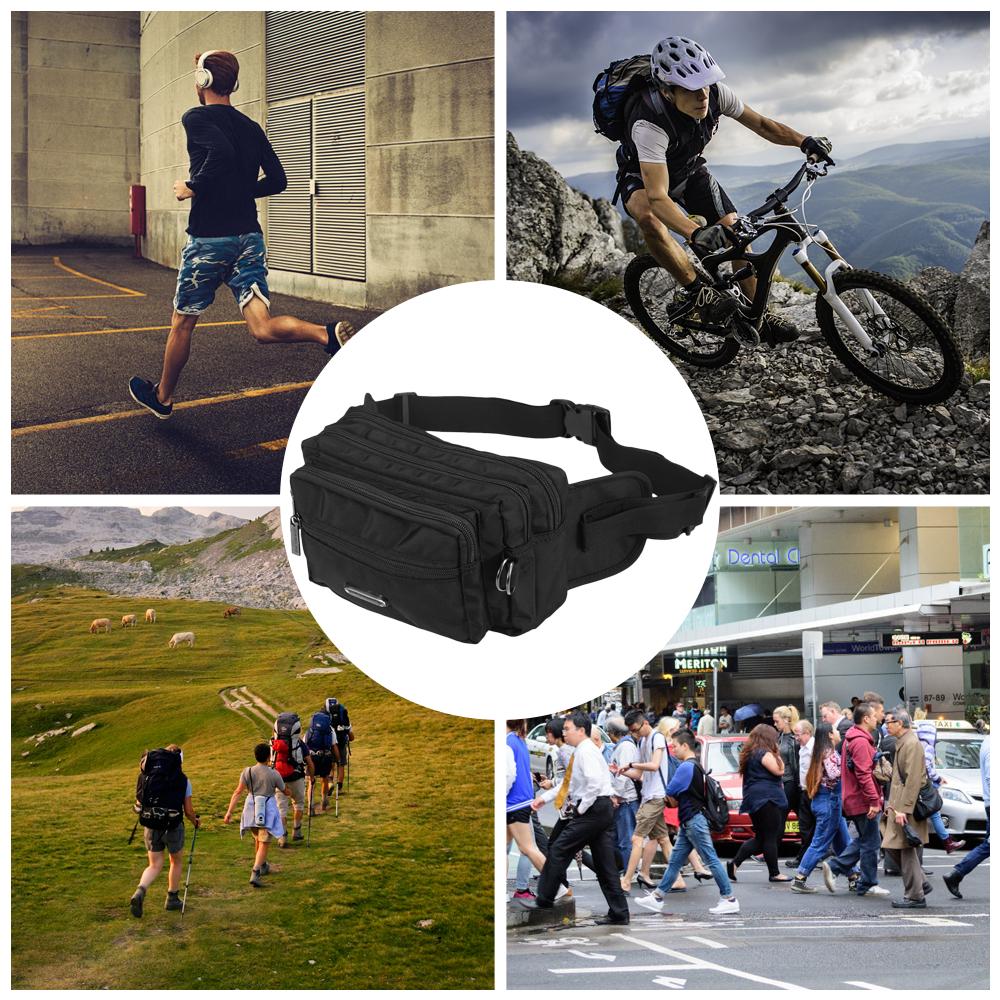 Waist Bag Fanny Pack for Men Women Hip Bum Bag Outdoor Workout Traveling Casual Sports Running Hiking Cycling