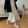 Pletená sukně s vysokým pasem Slim-Fit A Line Fishtail sukně