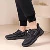 New Spring and Autumn Fashion Casual Shoes Men's Shoes Wear-resistant and Non-slip Sports Shoes Construction Site Waterproof and Lightweight Pig Leath