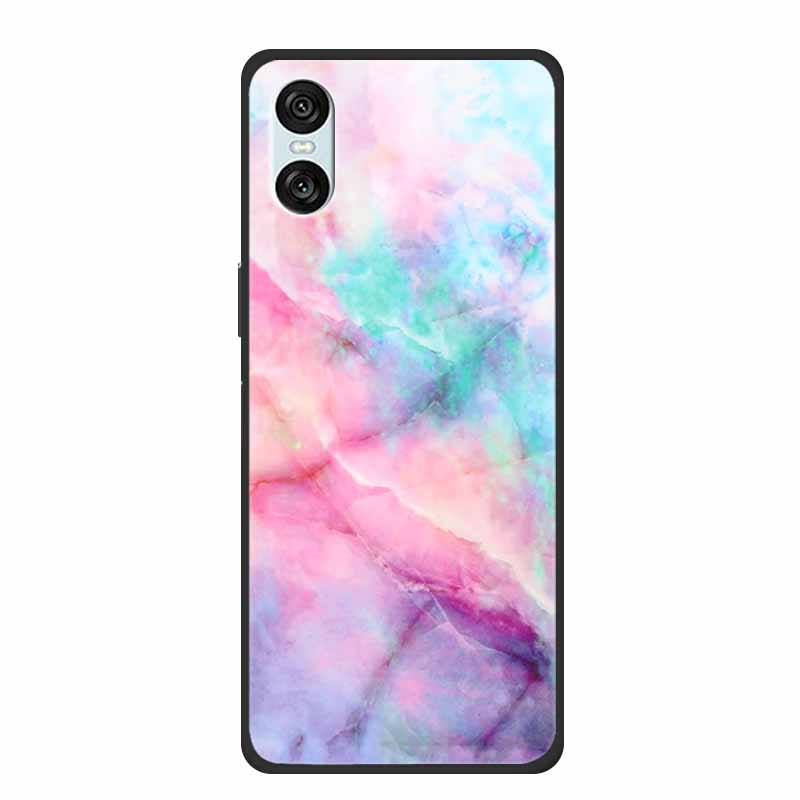 Case For Sony Xperia 10 VI 5G Marble TPU Soft Silicone Back Cover For Sony Xperia 10VI Phone Cases Protective Mica Painted Capa