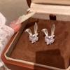 Explosive sweet and cute rabbit earrings niche design high-end sense light luxury exquisite versatile girl personality earrings