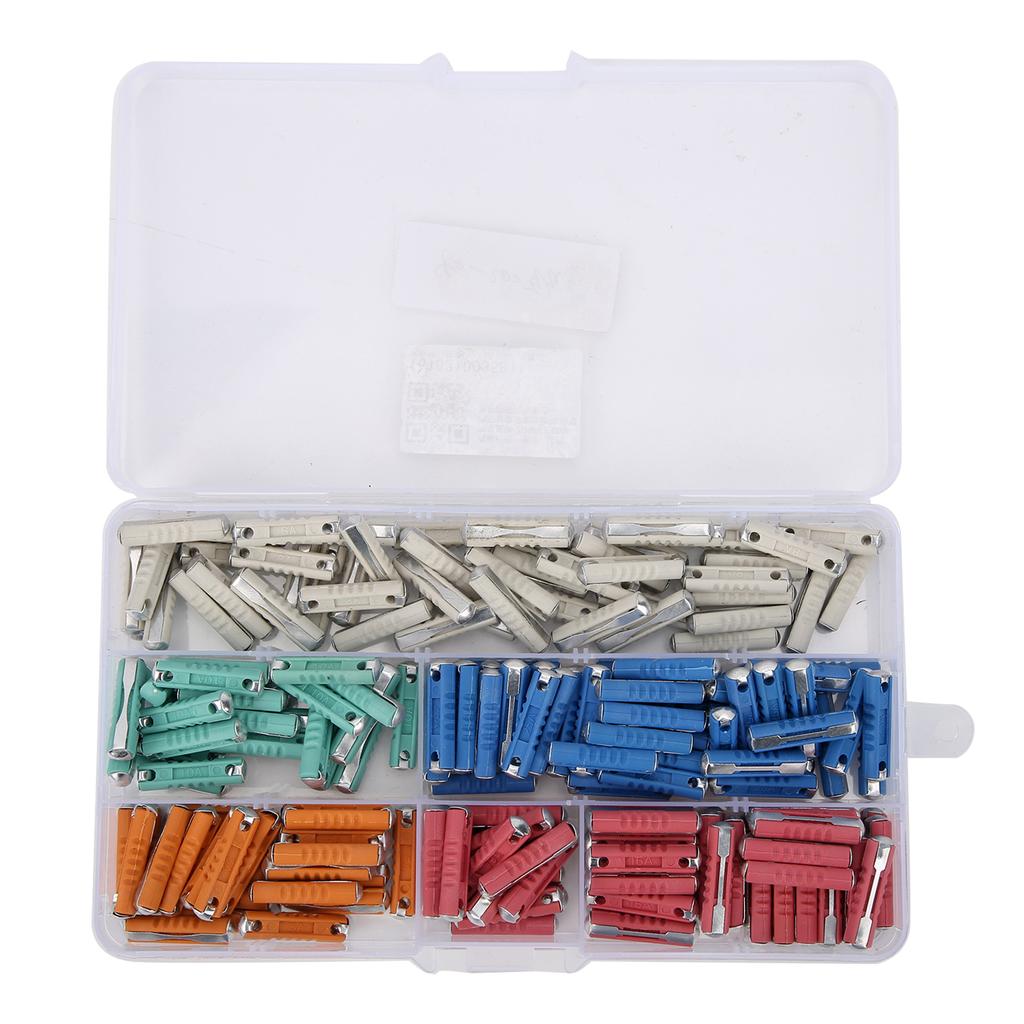 200Pcs 5A 8A 10A 16A 25A Fuse European 32V Boxed Environmental Friendly Automotive Accessory