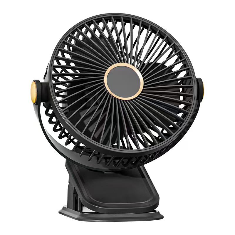 

Compact USB Clip Fan with Long Battery Life for Home, Office, Dorm, and Bedroom Rechargeable Version