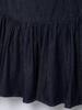 TAOP&ZA Women's Spring 2026 Denim-Effect Sleeveless Waist-Cinched Dress
