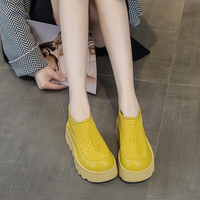 Thick-soled Summer New Breathable Small Comfortable Casual Shoes