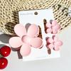 Frangipani Hairpin Beach Vacation Style Bauhinia Flower Updo Shark Hairpin Set