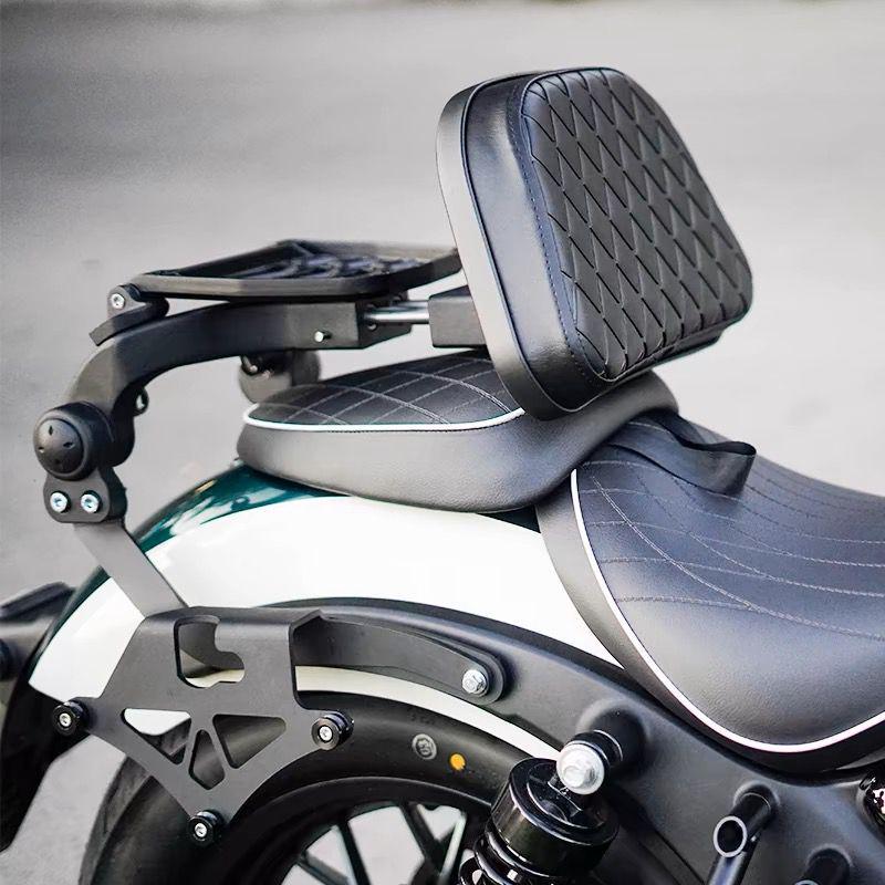 CFMOTO 250CLC Waterproof Side Bag & Anti-Fall Bumper Accessories with Folding Backrest and Step Shelves