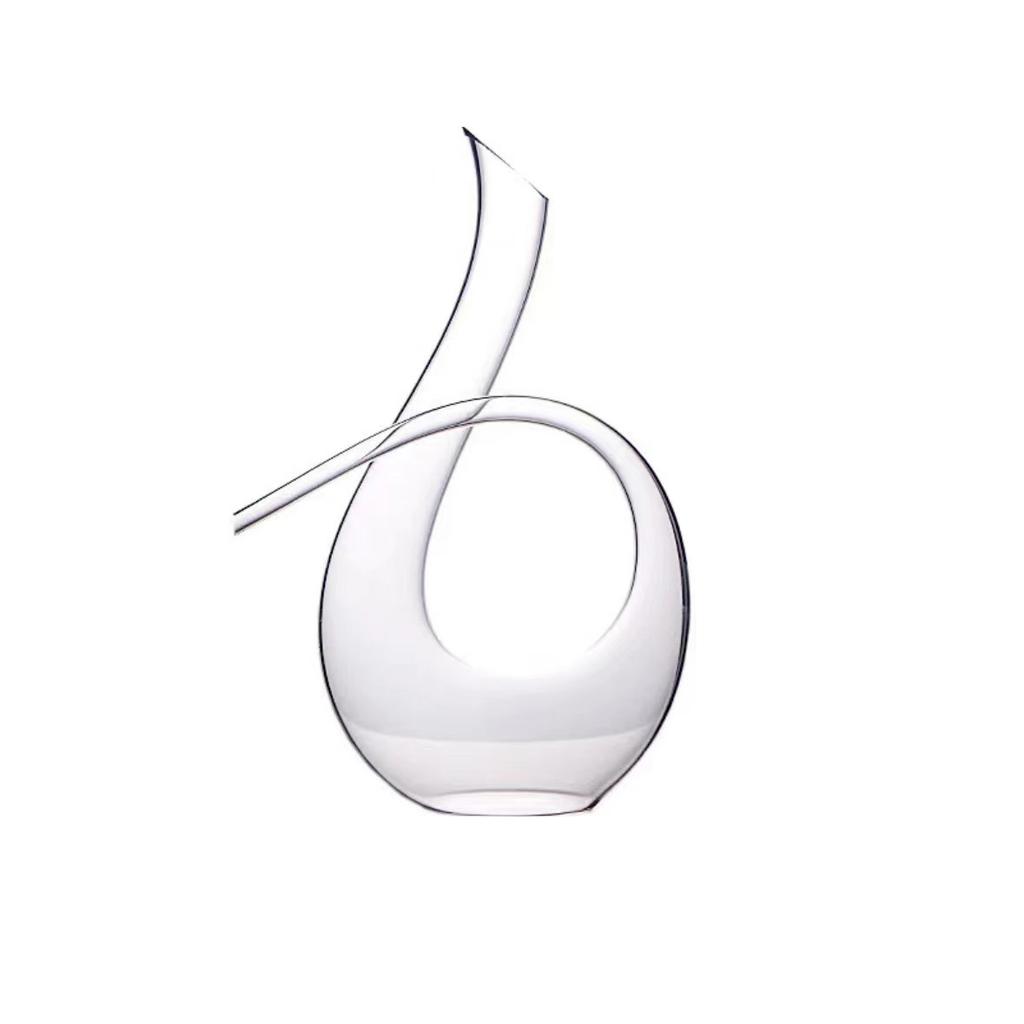 European style light luxury U-shaped swan red wine decanter home crystal glass wine decanter bottle wine pot