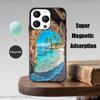 Sea Tropical Palm Trees Beach Phone Case  For iPhone 17,16,15,14,13,12,Pro,Max,Plus,Mini,Magsafe,Magnetic Wireless Charging Case
