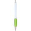 Plastic pen recycled "Nash" (blue ink) Grein lime