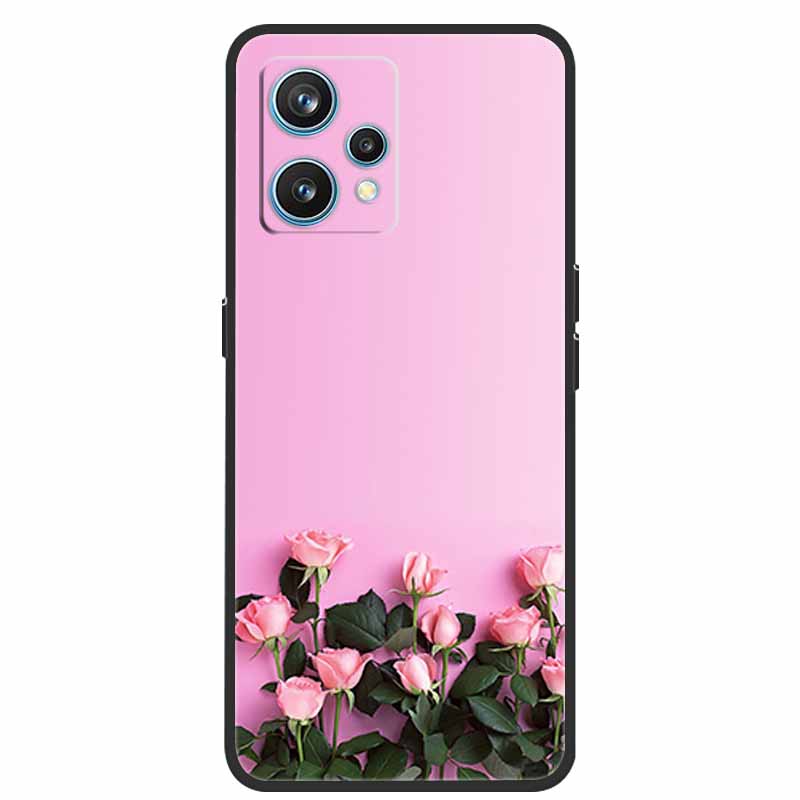 For Realme 9 Case RMX3521 Shockproof Soft silicone TPU Back Cover For Realme9 4G Phone Cases Realme 9 6.4 inch Cute Cartoon Bag