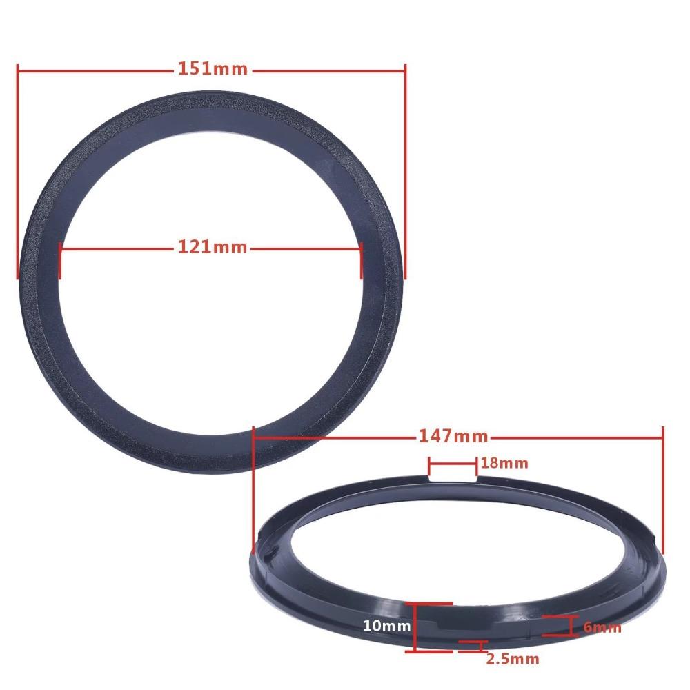 3/4/5/6.5/8 inch Speaker Trim Ring Plastic Speaker Bezel Grille Bezel Loudspeaker Grille