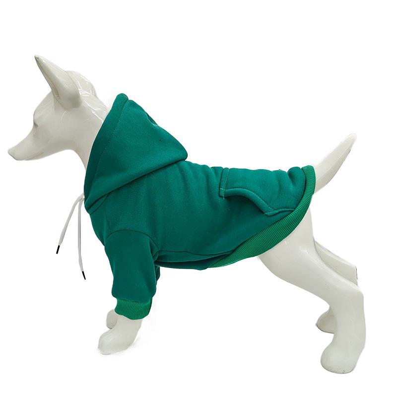 Pet Hooded Sweatshirt Bichon Frise Dog Clothes Cotton Small and Medium-sized Dog Autumn and Winter New Pet Clothes