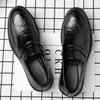 Men's casual leather shoes soft sole soft surface shoes men's formal leather shoes flow shoes men's SJ8002